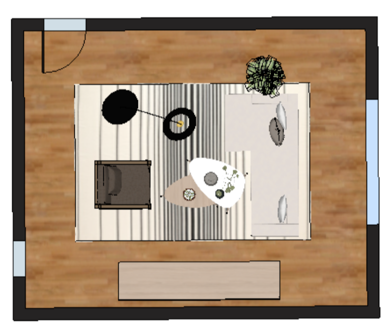 Living room layout